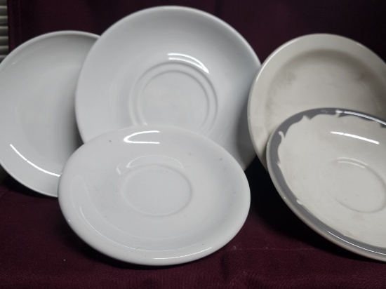 BRAND NEW Porcelain Commercial Saucers