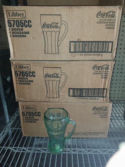 New Libbey Coke Cola Glasses - 5705CC