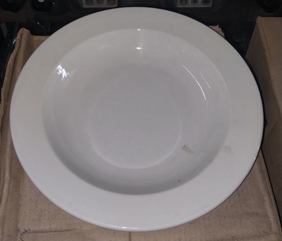 New 12 in Pasta Ceramic Bowl by Delco Atlantic