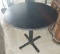 30 in Round Table with metal base