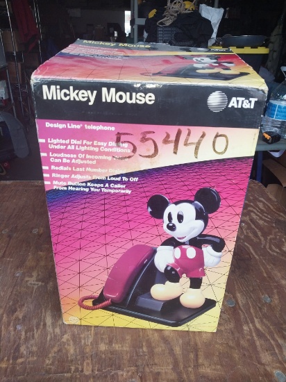 Micky Mouse Telephone with original box