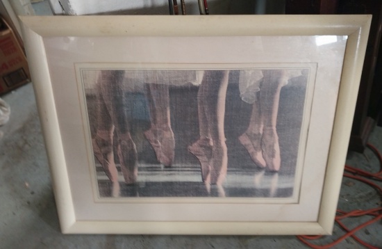 Four Ballerinas - Framed Artwork - 32 x 25 in