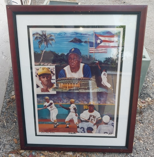 Roberto Clemente - Marker Signed - Artist Proof by Robert Steven Simon