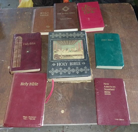 Holy Bibles - Various condition