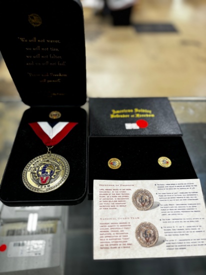 National Guard Medal & Pins Lot