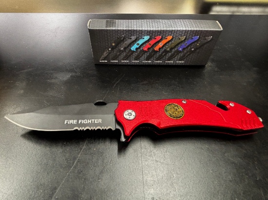 Fire Fighter Designed Folding Knife