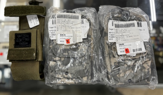 Assorted Military Electronics Pouches