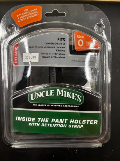 Uncle Mike's Pant Holster w. Retention Strap