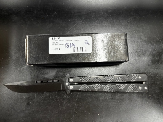 Black Butterfly Knife