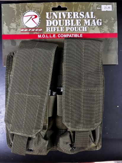 Rothco Double Pistol Mag Pouch