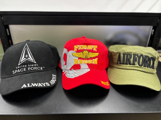 First Recon, Air Force & Space Force Hats