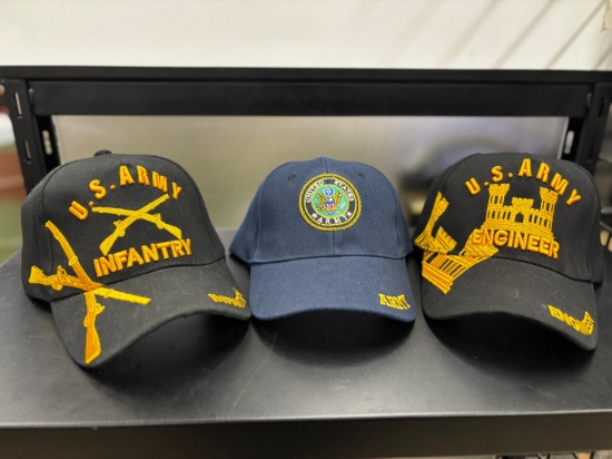 Assorted US Army Hats - New & Adjustable
