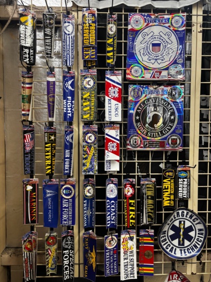 Shelf Lot Assorted Military Branch Stickers