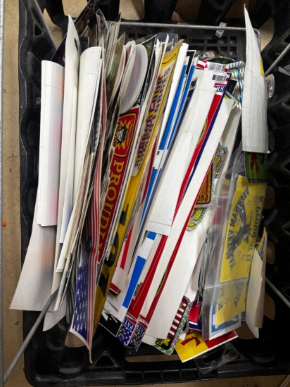 Shelf Lot Assorted Military Branch Stickers