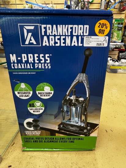 Frankford Arsenal M-Press Coaxial Press - NEW