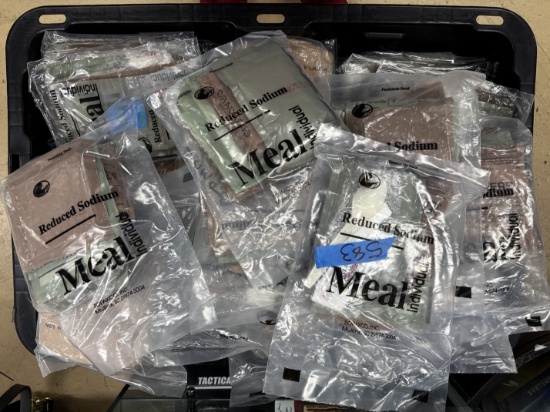 Lot of MRE Meals - Over 80
