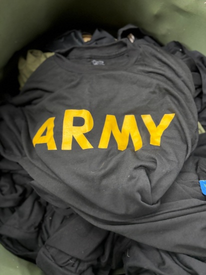 Large Lot of Military Athletic Apparel