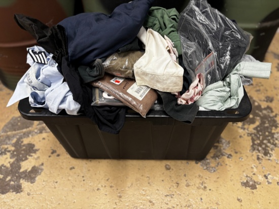 Large Lot of Military Surplus Uniforms & Accessories