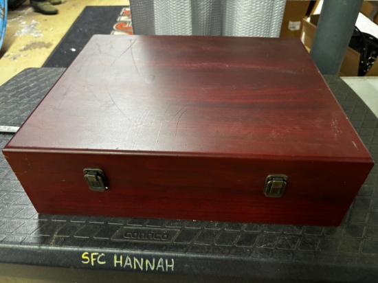 Wooden Money Collection Chest