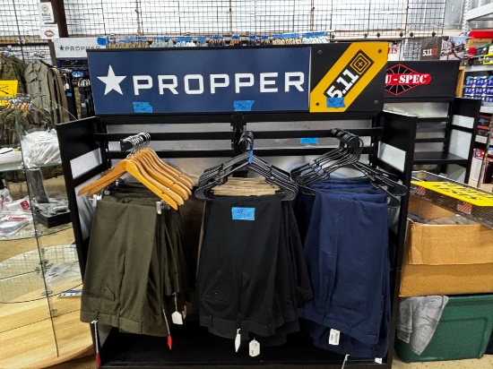 Propper - 5.11 Branded Clothing Display Rack