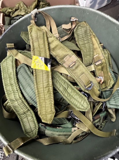 Bulk Lot of Military Surplus Backbag Straps
