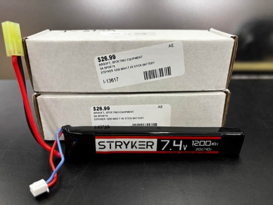 Stryker T-Chuck 1200 MAH Airsoft Battery