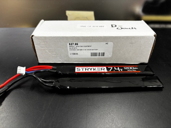 Stryker D-Chuck 1200 MAH Airsoft Battery
