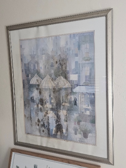 28" x 30" Artist Signed Framed Wall Art