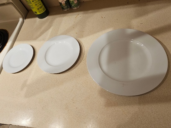 Large Lot of Dishware - Includes Dinner Plates, Bowls, Cups, Saucers and More