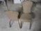 Upholstered Stackable Metal Chairs