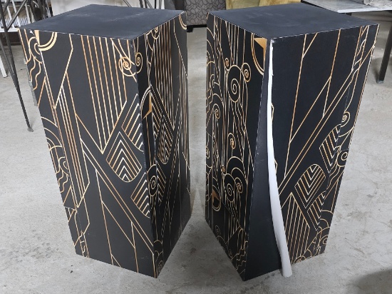 15" x 36" Wood Pedestals