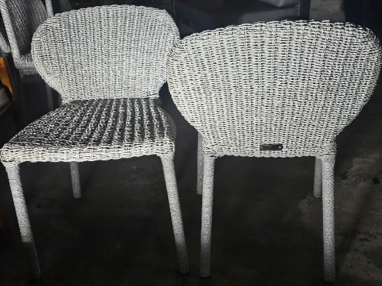 Janus et Cie Woven Outdoor Chairs