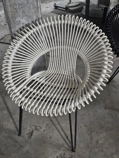 White Outdoor Metal Chairs