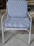 Outdoor Metal Chairs with Cushions