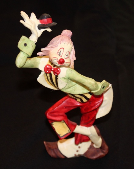 Collectable Clown, 8" High