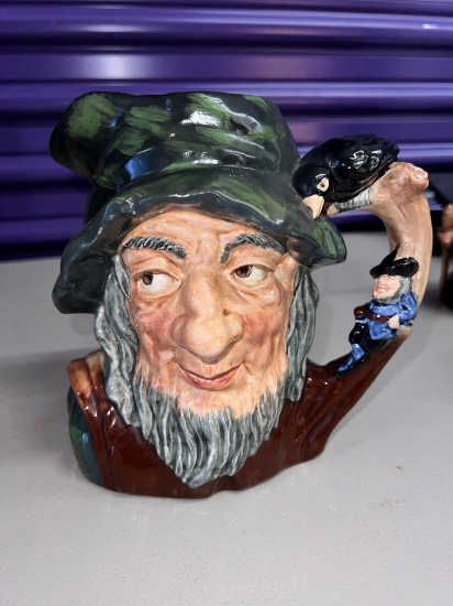 Large Doulton Collectable Toby Mug, "Rip Van Winkle", Number D6439   7" X 7"
