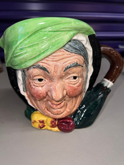Large Doulton Collectable Toby Mug, "The Drunkard:, 7" X 7"
