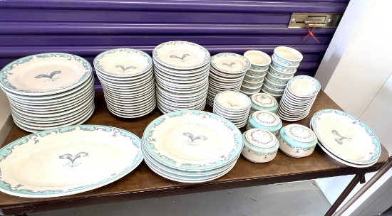 Lot, Jackson China, Approx 155 Pieces, ALL One Pattern