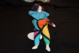 Collectaable Clown, Beanie Baby on Stand