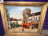 Signed Oil Painting by Noland  Vernet, 1966, 22