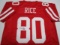 Jerry Rice of the San Francisco 49ers signed autographed football jersey PAAS COA 446
