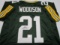 Charles Woodson of the Green Bay Packers signed autographed football jersey PAAS COA 277