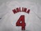 Yadier Molina of the St Louis Cardinals signed autographed baseball jersey PAAS COA 252