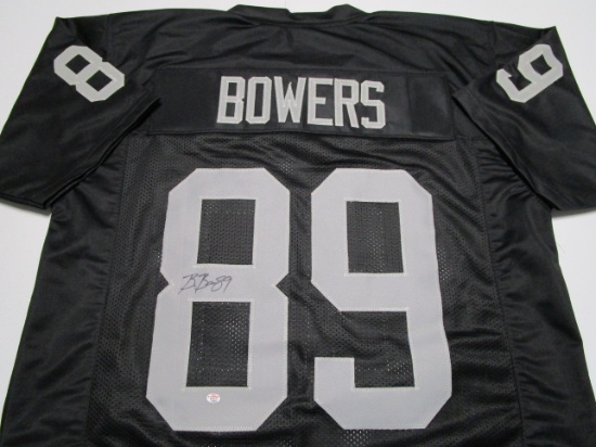 Brock Bowers of the Las Vegas Raiders signed autographed football jersey PAAS COA 825