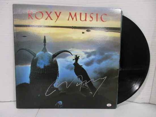 Bryan Ferry "Roxy Music" signed autographed record album PAAS COA 287