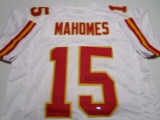 Patrick Mahomes II of the KC Chiefs signed autographed football jersey TAA COA 992