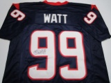 TJ Watt of the Houston Texans signed autographed football jersey PAAS COA 215