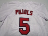 Albert Pujols of the St Louis Cardinals signed autographed baseball jersey PAAS COA 302