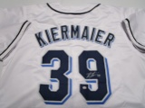 Kevin Kiermaier of the Tampa Bay Rays signed autographed baseball jersey PAAS COA 682