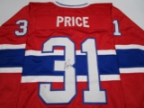 Carey Price of the Montreal Canadiens signed autographed hockey jersey PAAS COA 996